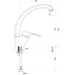KITCHEN MIXER WITH GRANITE COVER LIGHT BEIGE FAT 08910-1002 - Смесители за кухня<<<Кухня<<<Praktiker