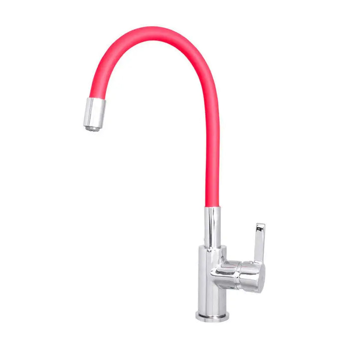 KITCHEN MIXER WITH MOVABLE ARM RUBINETA FLEXY-33 RED - Смесители за кухня<<<Кухня<<<Praktiker