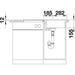KITCHEN SINK BLANCO FLEX PRO 45S RIGHT 86X48X15.5 - Кухненски мивки<<<Кухненски мивки<<<Кухня<<<Praktiker&&&Кухненски