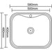KITCHEN SINK INTER CERAMIC ICK 5848 58X48X20 CM. - Кухненски мивки<<<Кухненски мивки<<<Кухня<<<Praktiker&&&Кухненски