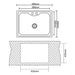 KITCHEN SINK INTER CERAMIC ICK 6545 65X45X20 CM. - Кухненски мивки<<<Кухненски мивки<<<Кухня<<<Praktiker&&&Кухненски