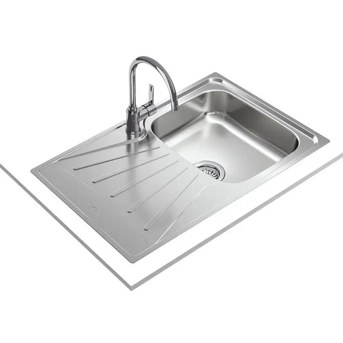 KITCHEN SINK TEKA STARBRIGHT SMOOTH LEFT 50X79CM - Кухненски мивки<<<Кухненски мивки<<<Кухня<<<Praktiker&&&Кухненски