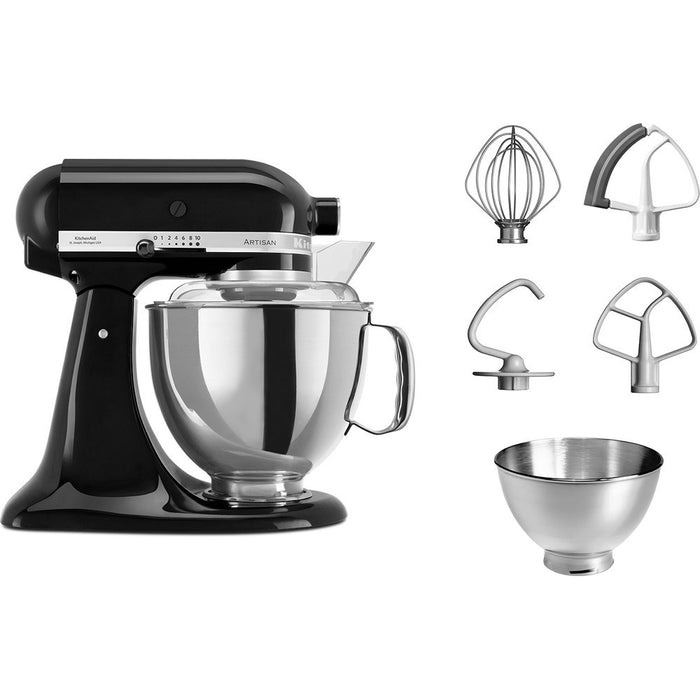 KitchenAid Artisian Food Processor 4.8, 300W, 10 Speed, Onyx Black EU 5KSM175PSEOB