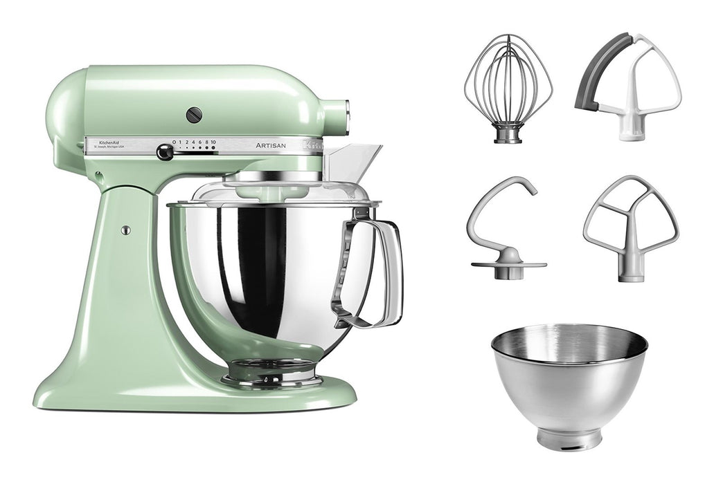 KitchenAid Artisian Food Processor 4.8, 300W, 10 Speed, Pistachio EU 5KSM175PSEPT