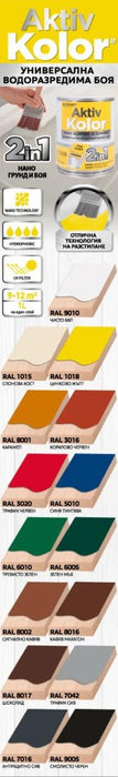 PAINT 2B1 AKTIV COLOR RAL3020 TRAFFIC RED