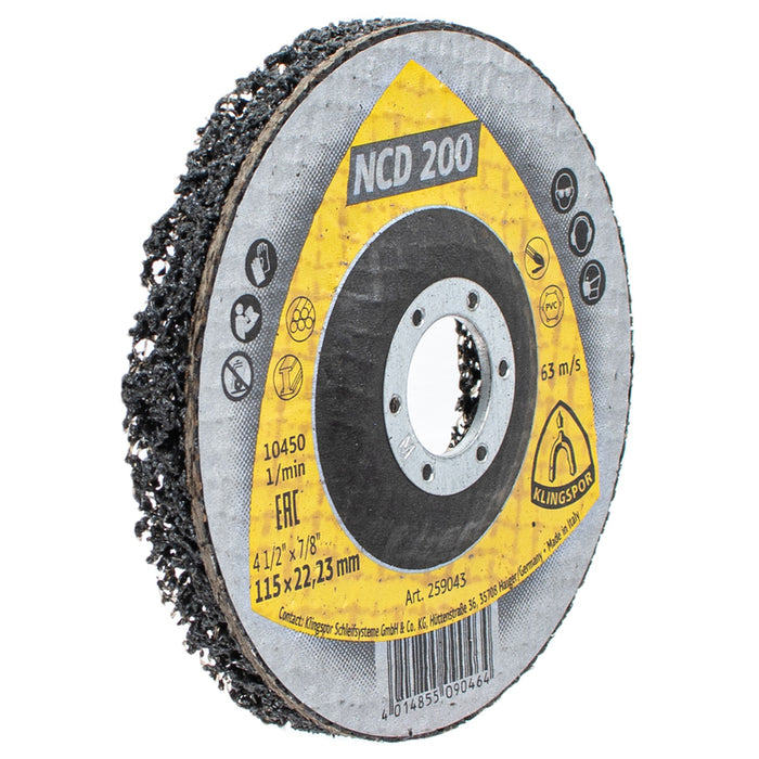 CLEANING DISC 115X22.23 MM KLINGSPOR NCD 200