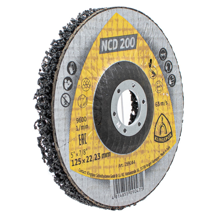 CLEANING DISC 125X22.23 MM KLINGSPOR NCD 200