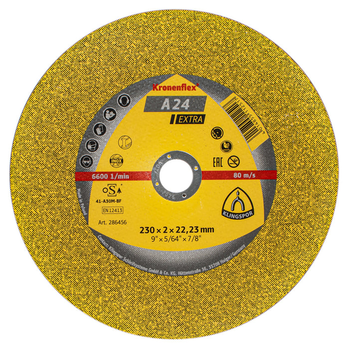 METAL CUTTING DISC KLINGSPOR 230x2x22.23