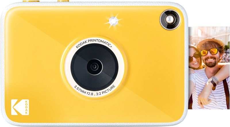 Kodak Printomatic + Yellow Instant Camera