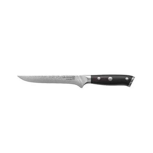 Kohersen Elegance Ebony Wood Boning knife Damascus steel 15.2 cm - Cutlery and cooking utensilsAGD-SZT<<<Home Appliance