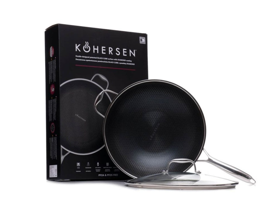 Kohersen Black Cube 32 cm wok
