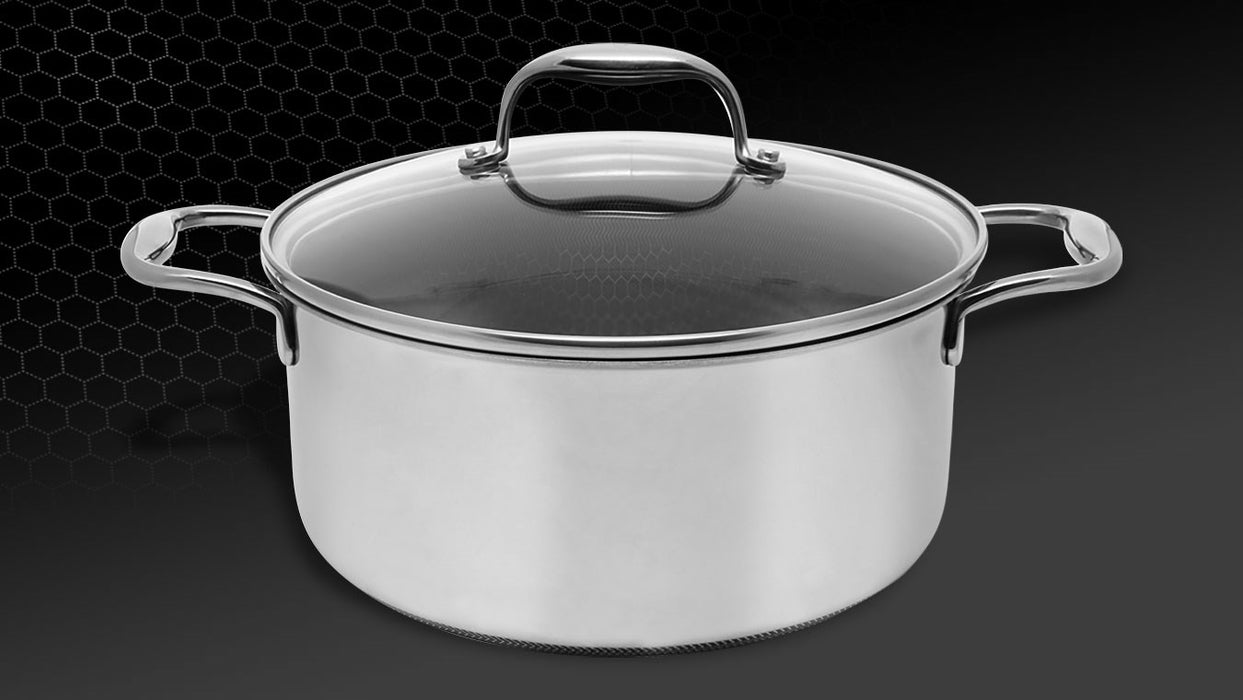Kohersen Black Cube 24 cm pot with lid