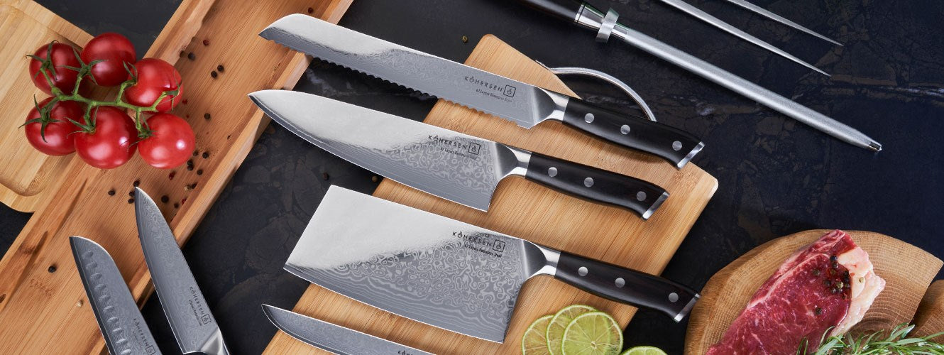 Kohersen Elegance Ebony Wood bread knife 22.9 cm