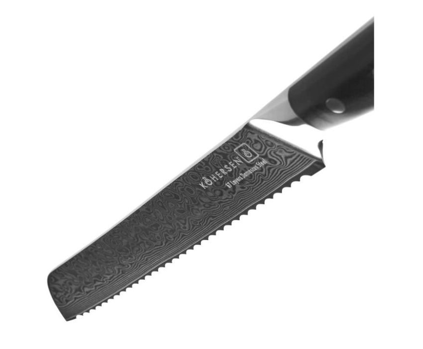 Kohersen Elegance Ebony Wood bread knife 22.9 cm