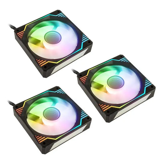 Kolink Umbra X 120mm ARGB High Performance PWM Fan Triple Pack - Black - Вентилатори<<<Компютърни компоненти<<<ValiAPI