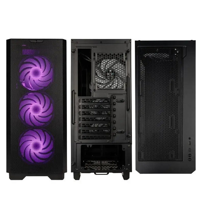 Kolink Unity Solar ARGB Mesh Midi Tower Black - Кутии за компютри<<<Компютърни компоненти<<<ValiAPI