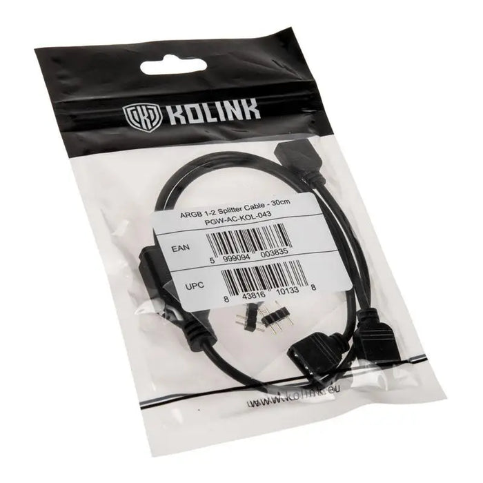 Kolink Y-Splitter 3 Pin Cable for 2x ARGB Devices PGW-AC-KOL-043 - Аксесоари за компютри<<<Компютърни системи<<<ValiAPI