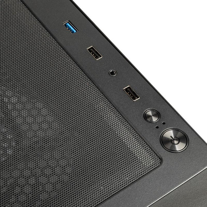 Kolink Observatory HF Mesh ARGB TG Mid-Tower Box, Black