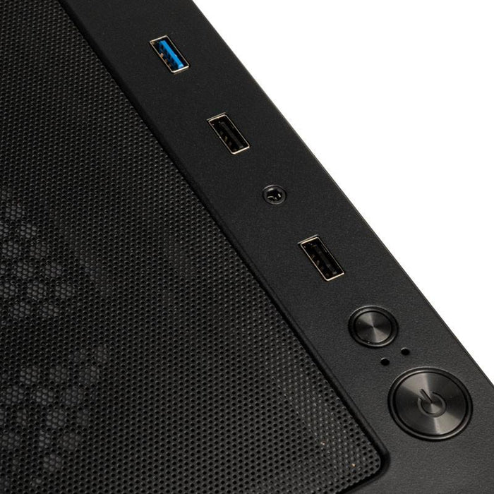 Kolink Observatory MX Mesh ARGB TG Mid-Tower Box, Black