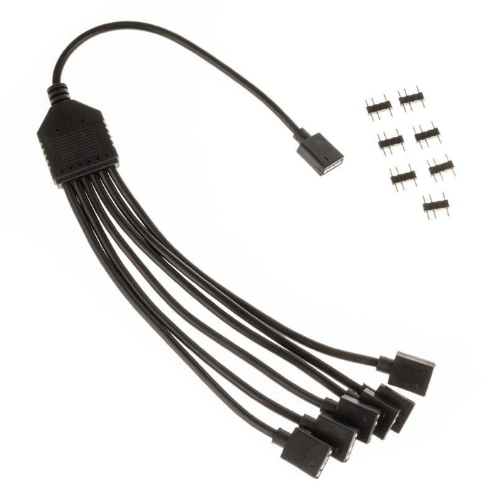 Cable 1-6 splitter Kolink ARGB, 3 Pin 5V, 30 cm