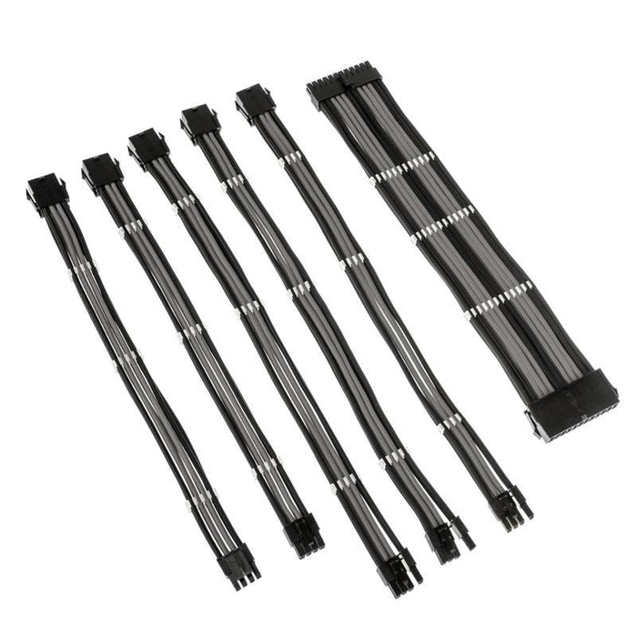 Set of braided cables Kolink Core, Black/Grey
