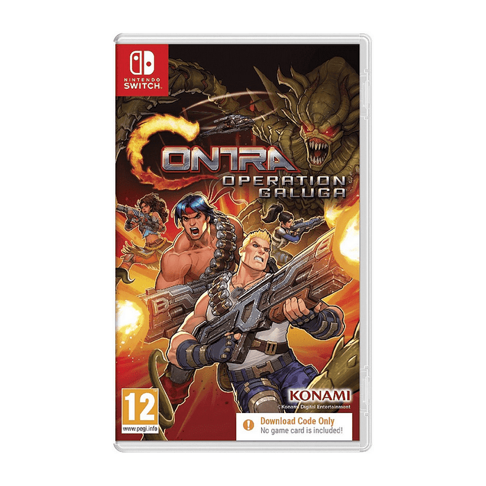 Contra Operation Galuga Game - Code in a Box (NSW)