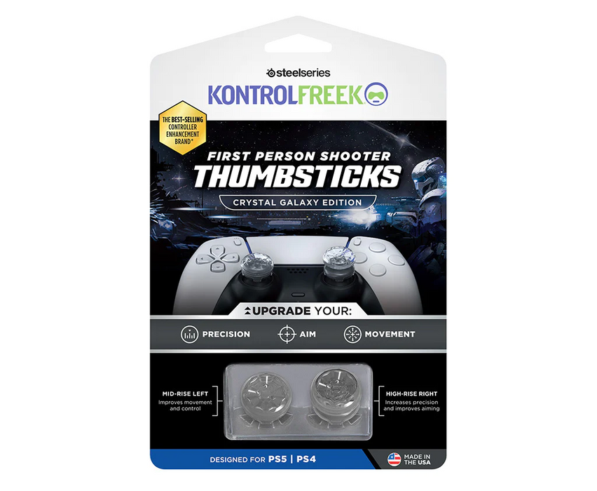 KontrolFreek FPS Thumbsticks Crystal Galaxy Edition accessory for PS5 DualSense