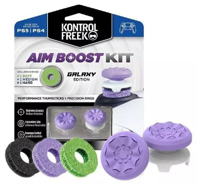 KontrolFreek FPS Aim Boost Kit Galaxy Edition accessory for PS5 DualSense