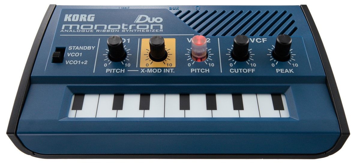 Analog synthesizer Korg - Monotron Duo, blue