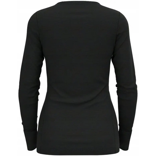 Koszulka damska Odlo BL TOP crew neck l/s MERINO 200 roz. S Czarna - Thermoactive underwearODM-BTE<<<Military