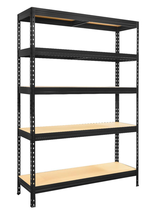 METAL RACK 180X120X60 5X275KG BLACK