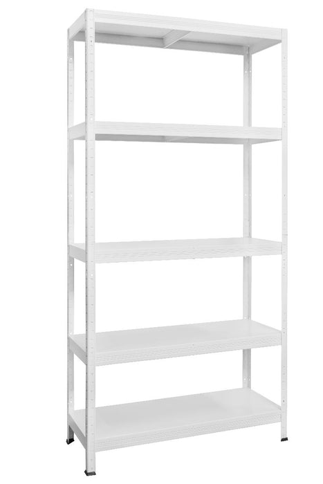 METAL RACK 180X90X40 5X130KG WHITE
