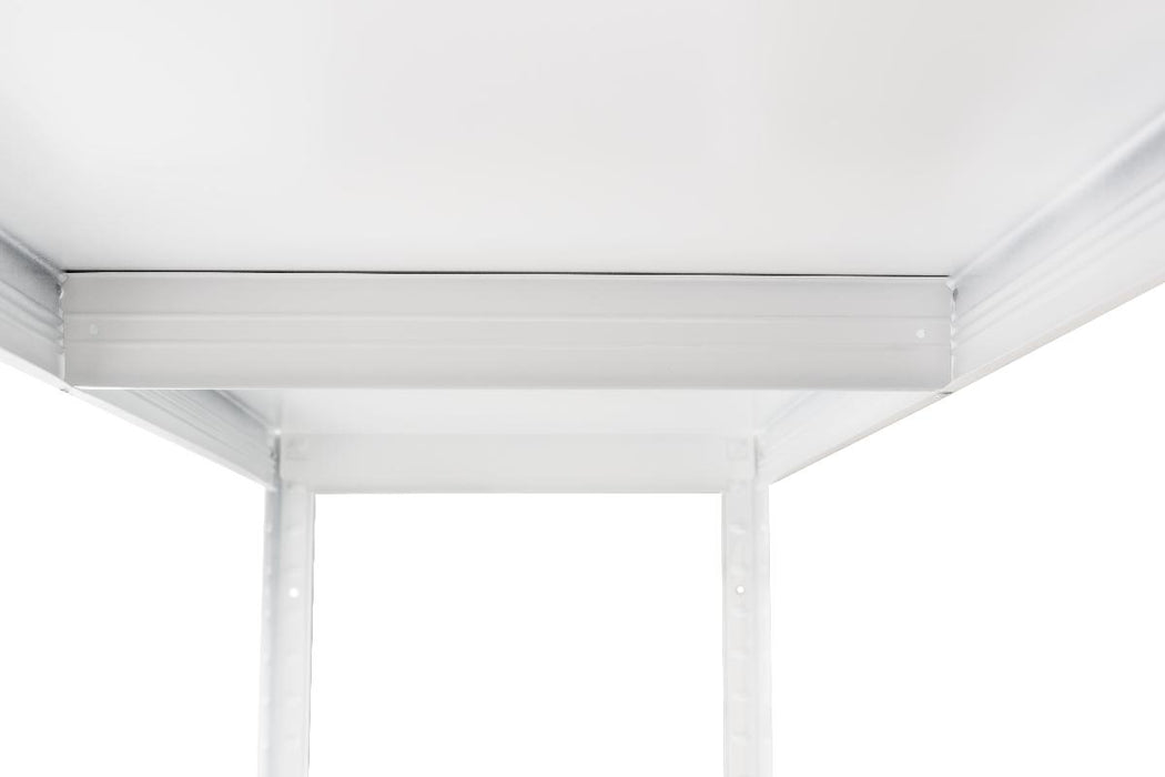 METAL RACK 180X100X40 5X120KG WHITE