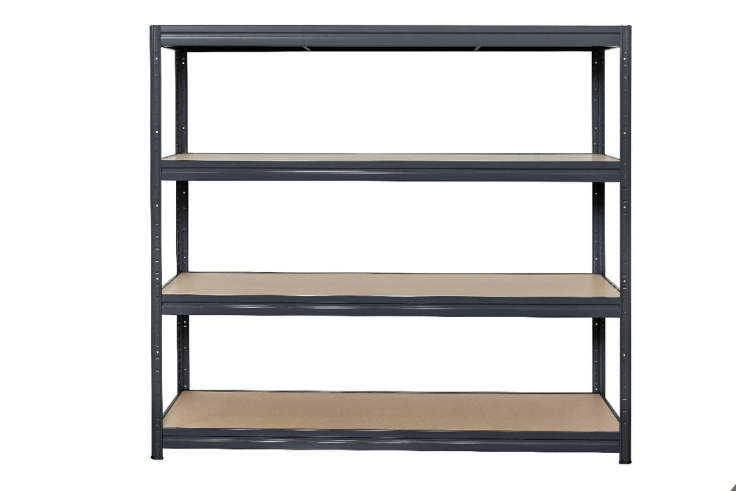 METAL RACK 177X90X60 4X600KG BLACK