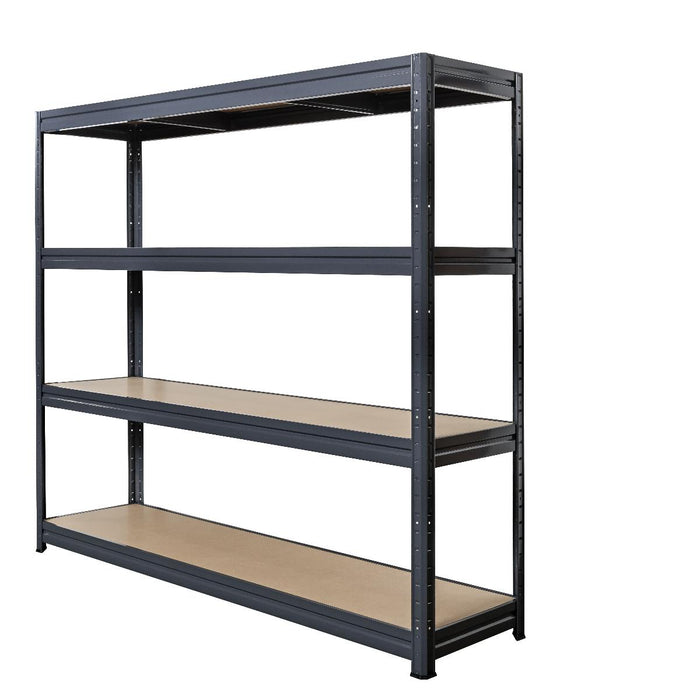 METAL RACK 177X90X60 4X600KG BLACK