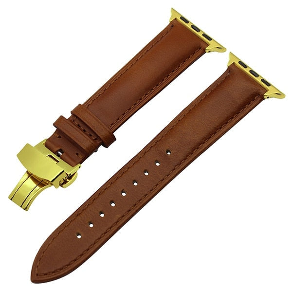 Leather strap from Italian leather for Apple Watch 5/4/3/2/1 38mm