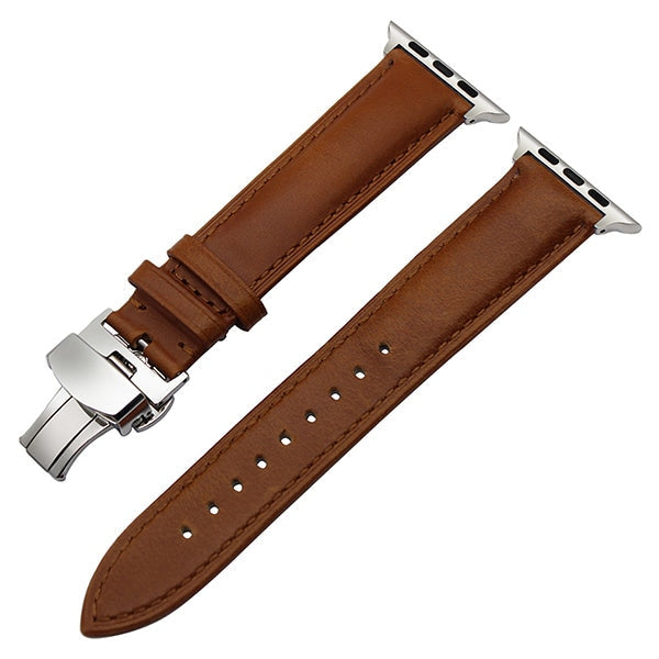 Leather strap from Italian leather for Apple Watch 5/4/3/2/1 42mm