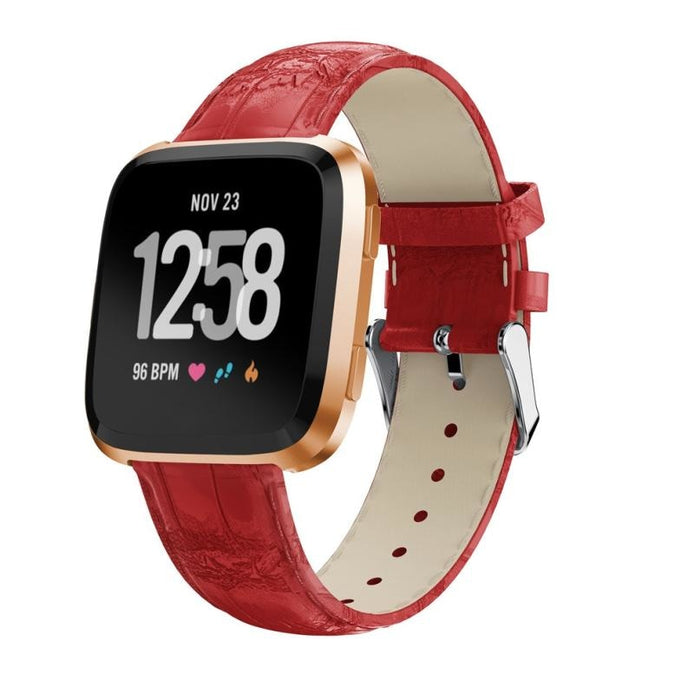 Leather strap Fitbit / Fitbit Versa