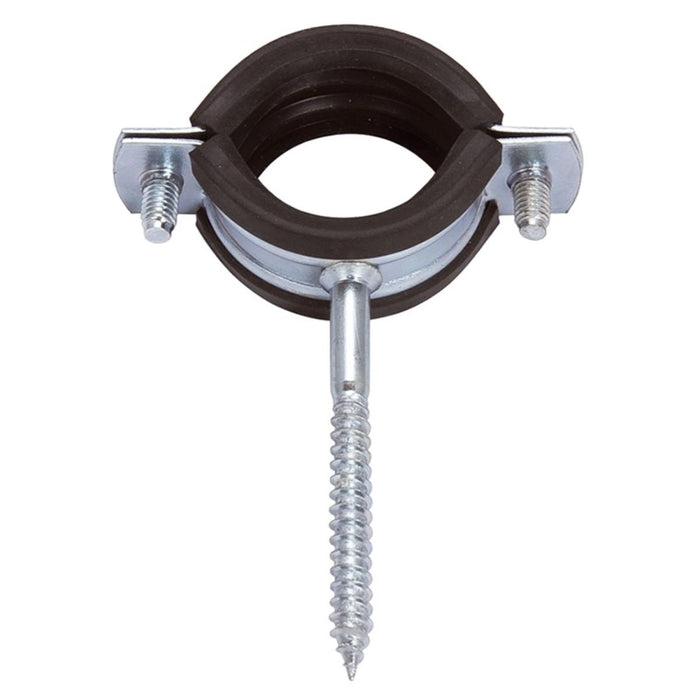 CLAMP WITH RUBBER AND SCREW 100MM 1 F25