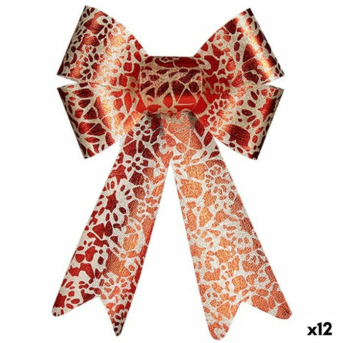 Lasso Krist+ Red Golden 16 x 24 x 4 cm Christmas bauble (12 Units)