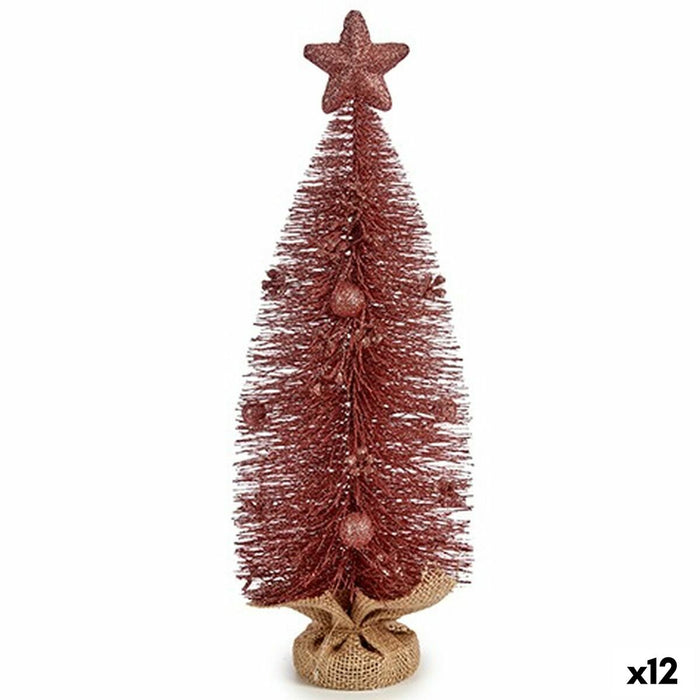 Christmas Tree Krist+ Pink 13 x 41 x 13 cm (12 Units)