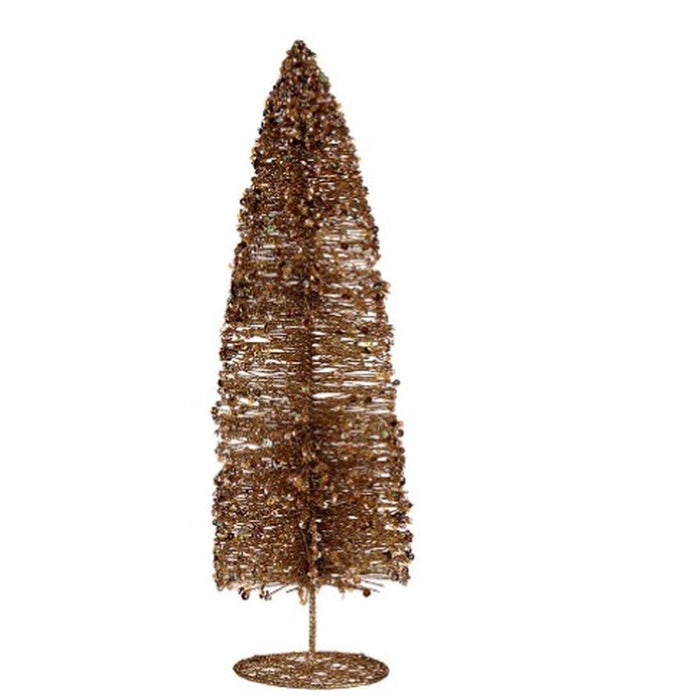 Christmas Tree Krist+ Golden Christmas Tree 10 x 41 x 10 cm Sequins (6 Units)
