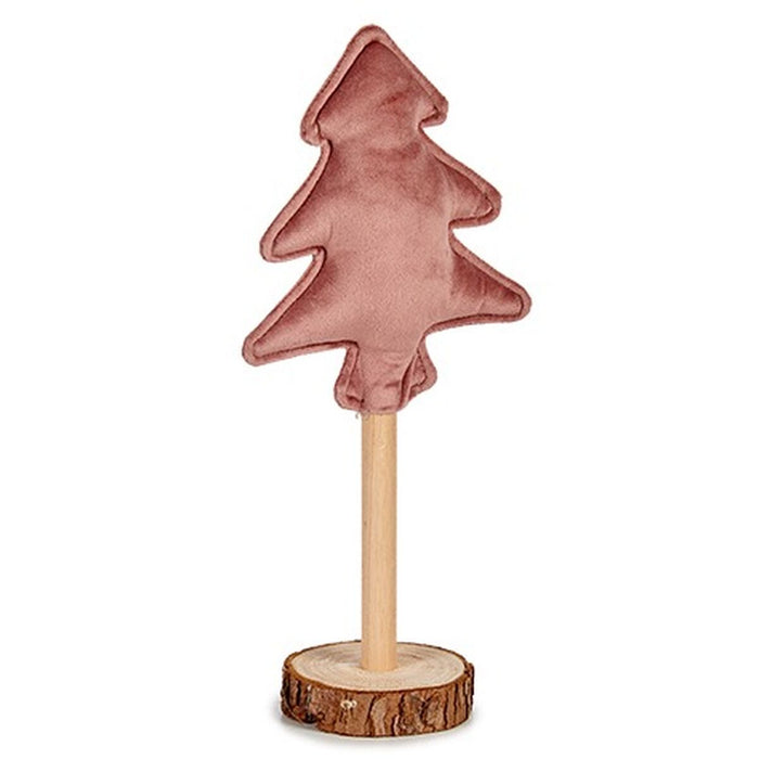 Christmas Tree Krist+ Pink Polyester Wood 8 x 13 x 30 cm (12 Units)