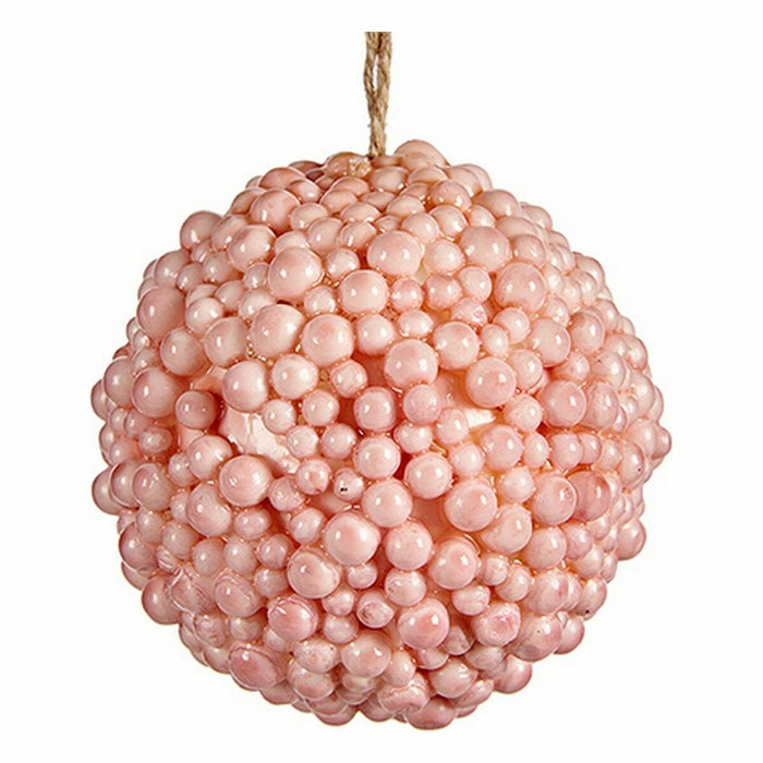 Christmas Bauble Krist+ Pink Plastic (24 Units)