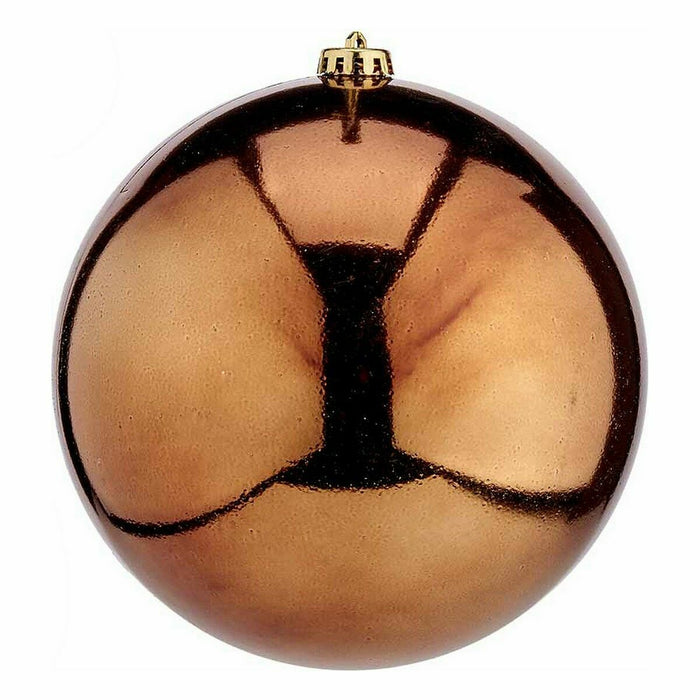 Christmas Bauble Krist+ Brown Plastic (12 Units)
