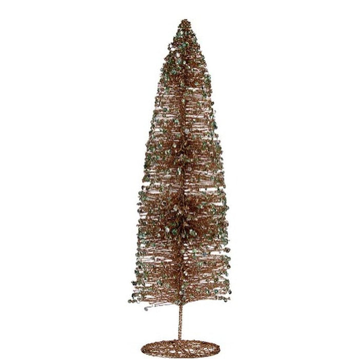 Christmas Tree Krist+ Champagne Sequins 10 x 40 x 10 cm (6 Units)