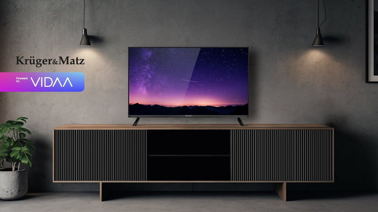 Krüger&Matz KM0240FHD-V3 101.6 cm (40") FHD Smart TV Wi-Fi Black