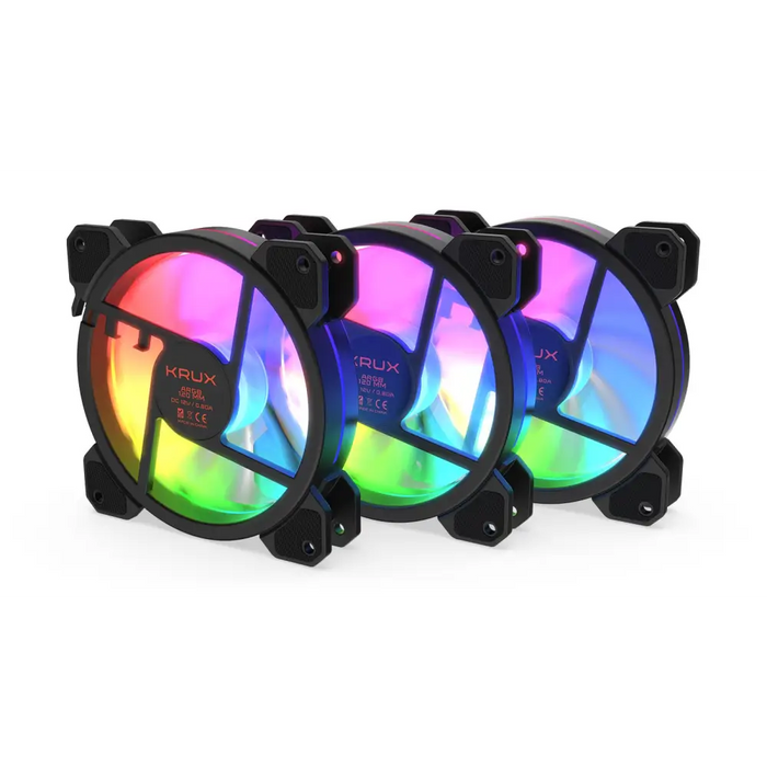 KRUX LUNAR 120 ARGB 3X120KIT - Cooling - fansCHL-WEN<<<CoolingCHL<<<ActionPL