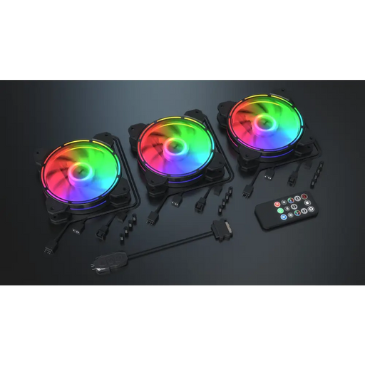 KRUX LUNAR 120 ARGB 3X120KIT - Cooling - fansCHL-WEN<<<CoolingCHL<<<ActionPL