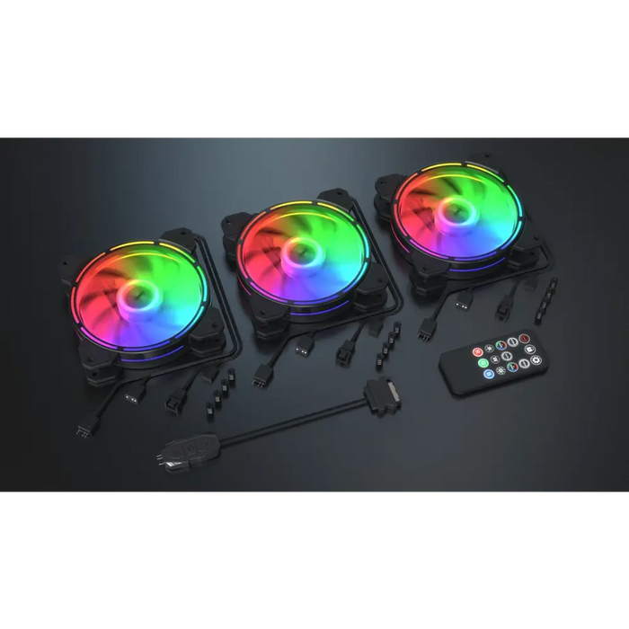 KRUX LUNAR 120 ARGB 3X120KIT - Cooling - fansCHL-WEN<<<CoolingCHL<<<ActionPL